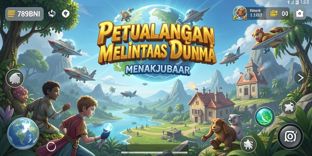 Tampilan gameplay petualangan 789BNI yang menakjubkan.