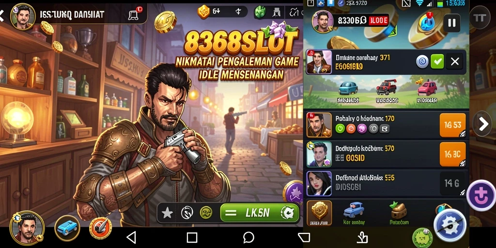 Tampilan gameplay menarik dari 8368SLOT dengan tema slot yang beragam.
