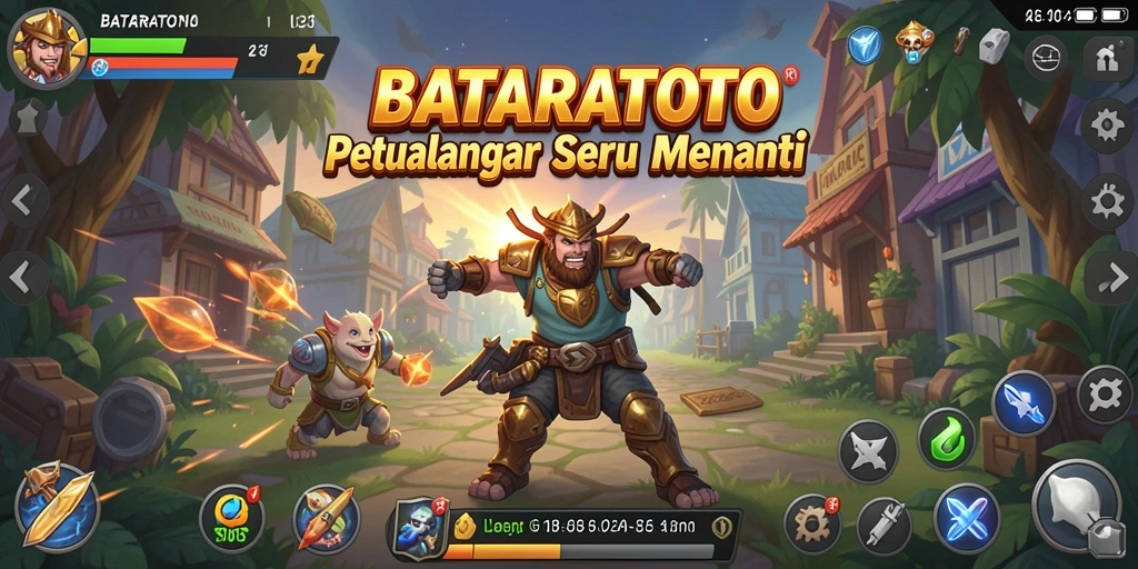 Gameplay seru dari BATARATOTO yang menampilkan aksi petualangan mendebarkan.
