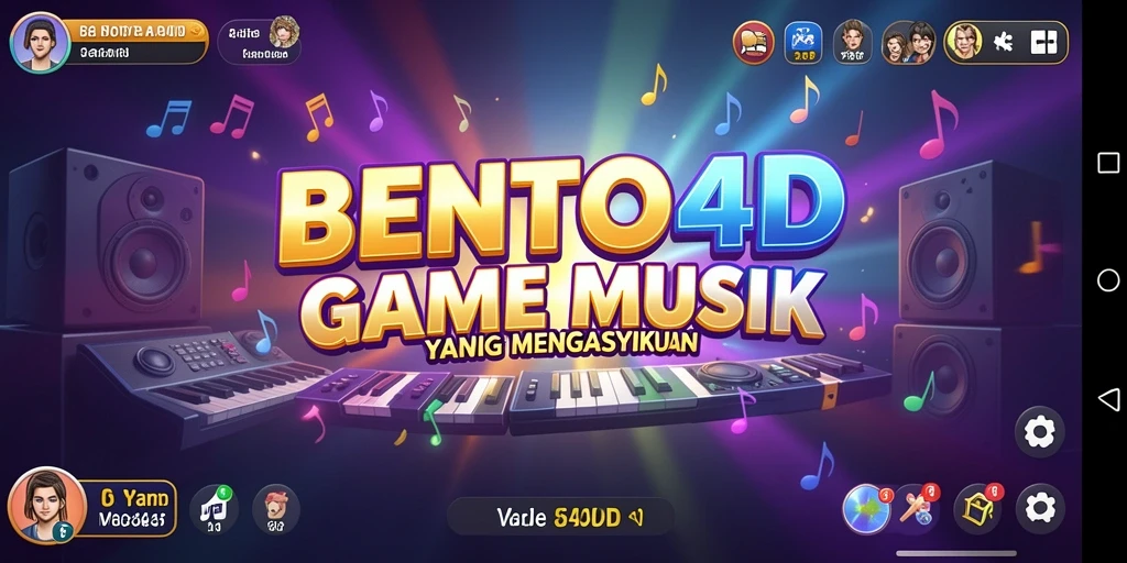 Screenshot utama BENTO4D menampilkan aksi gameplay yang seru dan interaktif.
