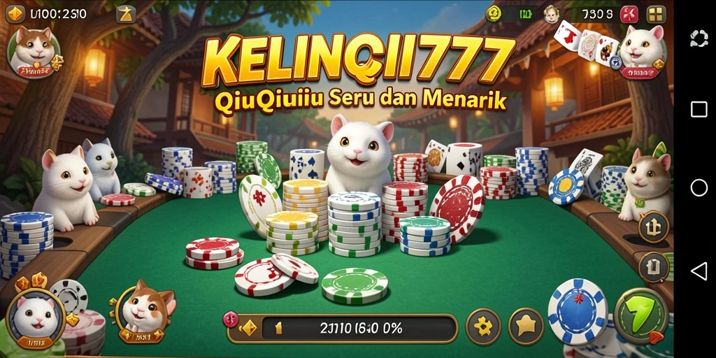 Tangkapan layar gameplay QiuQiu KELINCI777 yang menampilkan aksi seru.