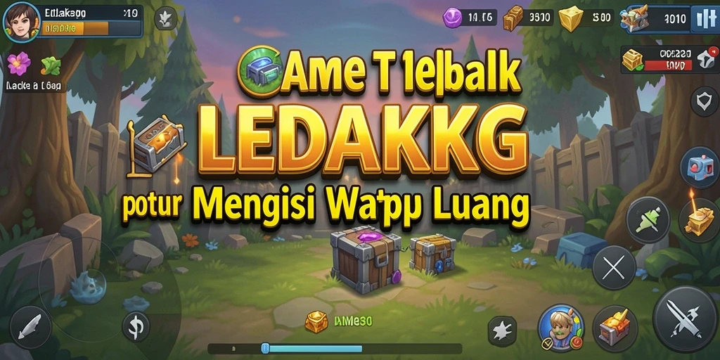 Tampilan gameplay menarik dari LEDAKGG yang menyenangkan dan santai.