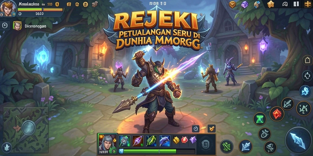 Tangkapan layar utama gameplay MMORPG yang menakjubkan.