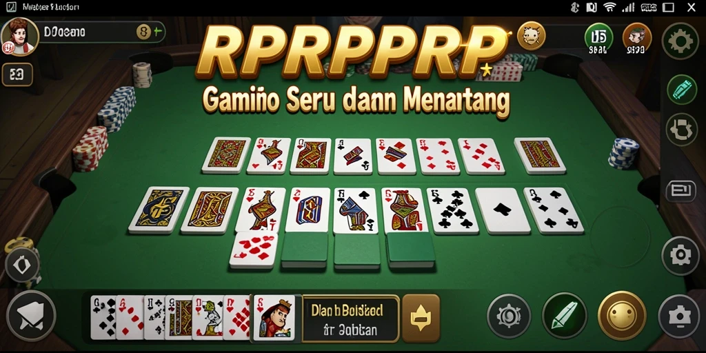 Tampilan gameplay seru dari RPRPRP yang menampilkan aksi Domino.
