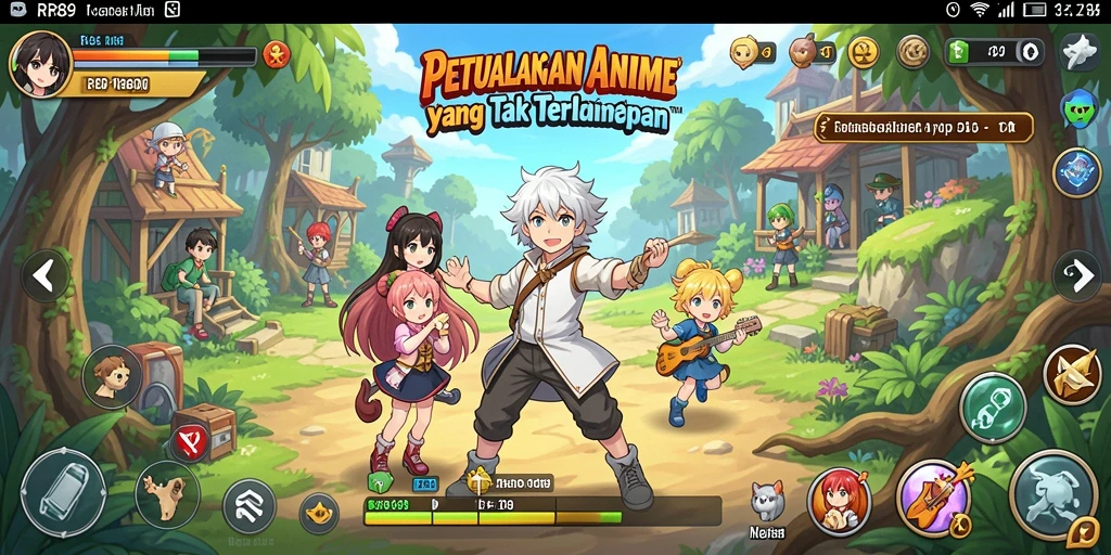 Gameplay RR89 yang menakjubkan dengan aksi anime yang mendebarkan.
