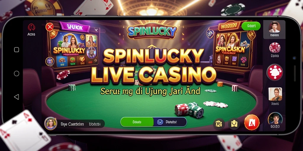 Tampilan gameplay SPINLUCKY yang menarik dan interaktif.