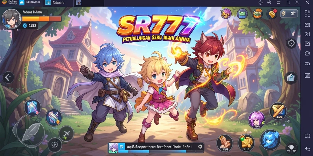 Tangkapan layar gameplay yang penuh aksi dalam dunia Anime.
