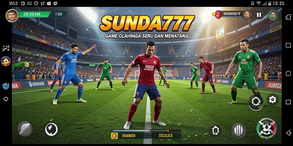 Tangkapan layar SUNDA777 menunjukkan gameplay olahraga yang seru dan interaktif.
